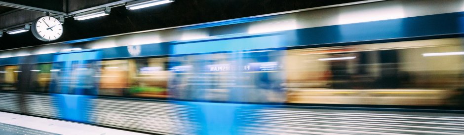 trein met snelheid