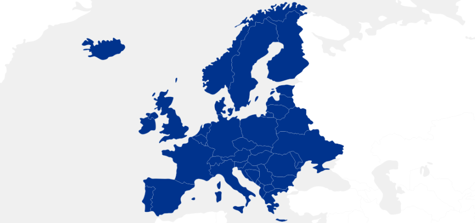kaart europa