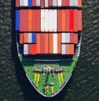 schip met containers